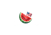 Thumbnail for Patriotic Watermelon Throw Pillow | American Flag Summer Fruit Pillow | 4th Of July Decor Gift