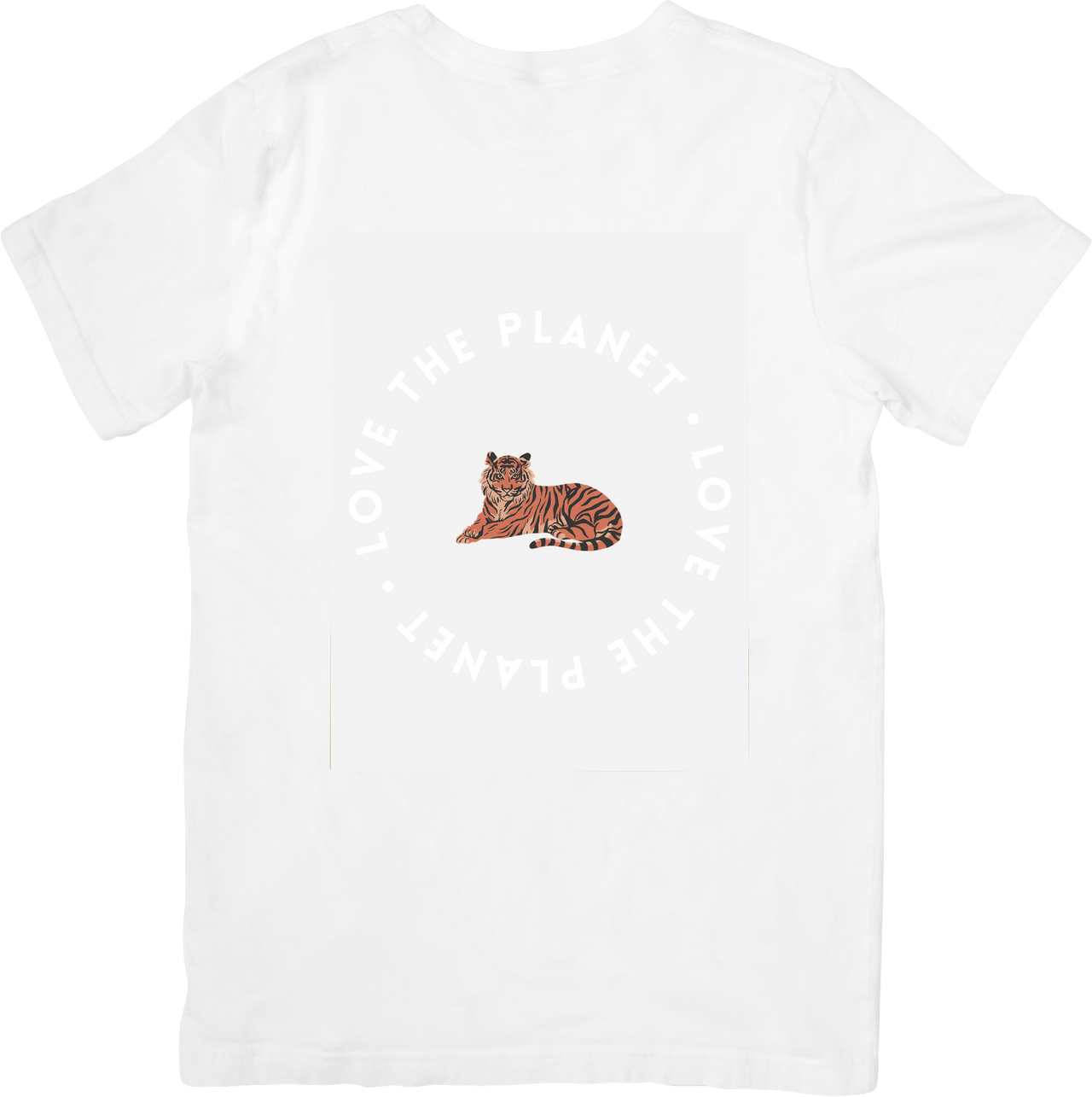 Tiger Conservation T-Shirt | Minimalist Wildlife Graphic Tee | Nature Lover Gift