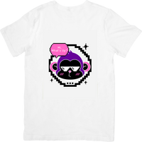 Thumbnail for Pixel Monkey T-Shirt | Retro Y2K Graphic Tee | Nostalgia Gift