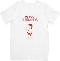 Thumbnail for Christmas Poodle T-Shirt | Minimalist Holiday Dog Graphic Tee | Dog Lover Gift