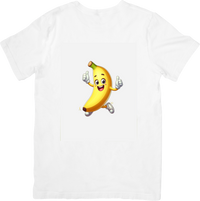 Thumbnail for Dancing Banana T-Shirt | Funny Cartoon Banana Graphic Tee | Fruit Lover Gift