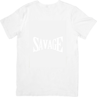 Thumbnail for Savage T-Shirt | Minimalist Bold Statement Graphic Tee | Streetwear Attitude Gift