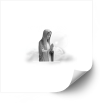 Thumbnail for Virgin Mary Statue Sticker | Minimalist Devotional Vinyl Decal