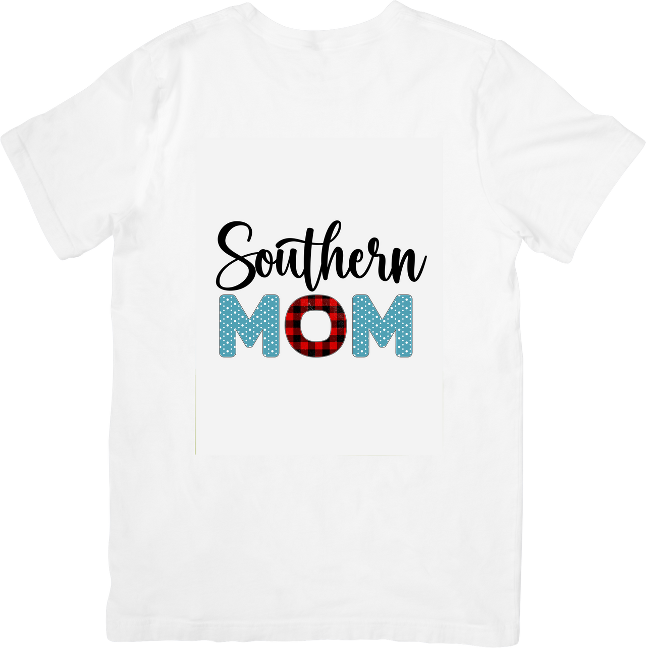 Southern Mom T-Shirt | Retro Plaid Country Life Graphic Tee | Mothers Day Gift