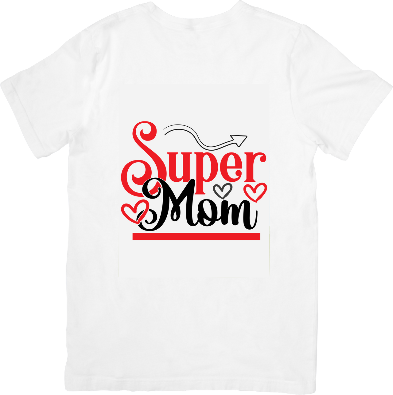 Super Mom T-Shirt | Minimalist Vintage Script Graphic Tee | Mothers Day Gift