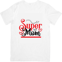 Thumbnail for Super Mom T-Shirt | Minimalist Vintage Script Graphic Tee | Mothers Day Gift