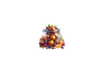 Thumbnail for Fruit Mason Jar Throw Pillow | Colorful Berry Harvest Pillow | Kitchen Decor Gift