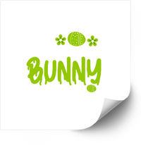 Thumbnail for Easter Bunny Sticker | Minimalist Holiday Egg Vinyl Decal